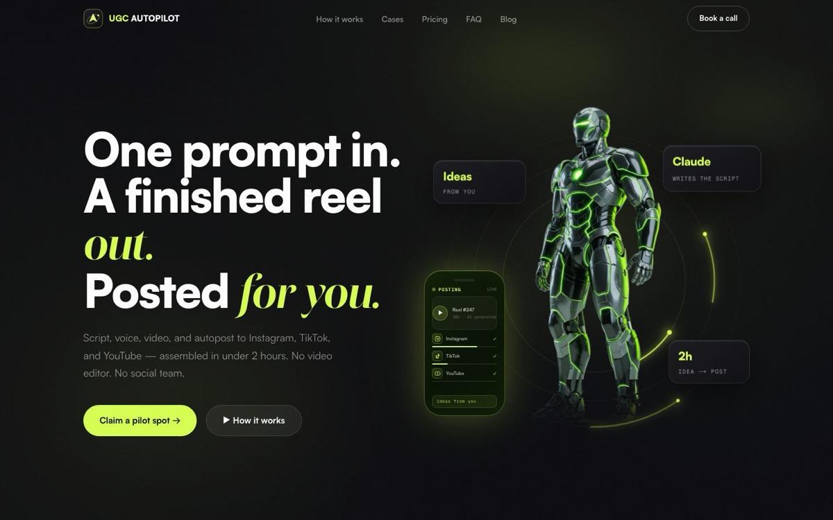 UGC Autopilot — screenshot